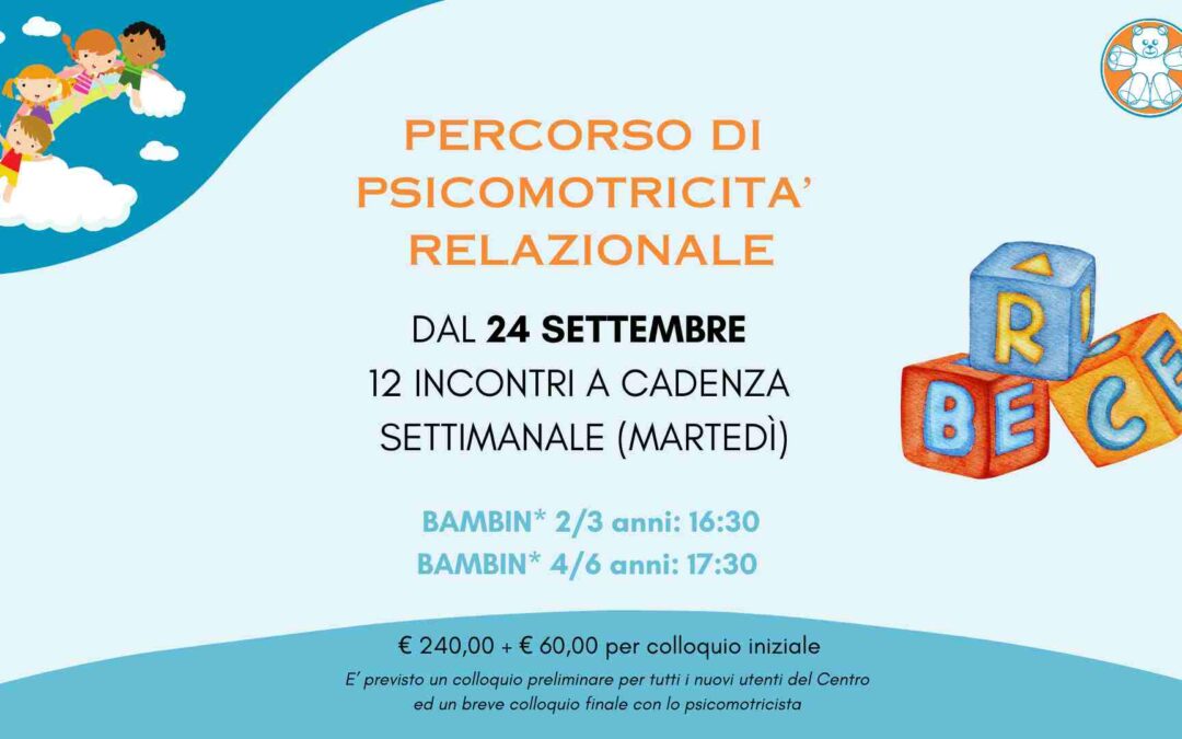 Percorso di Psicomotricità relazionale (2-6 anni)
