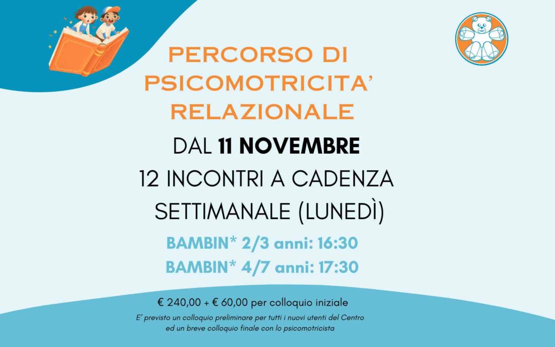 Percorso di Psicomotricità relazionale (2-7 anni)