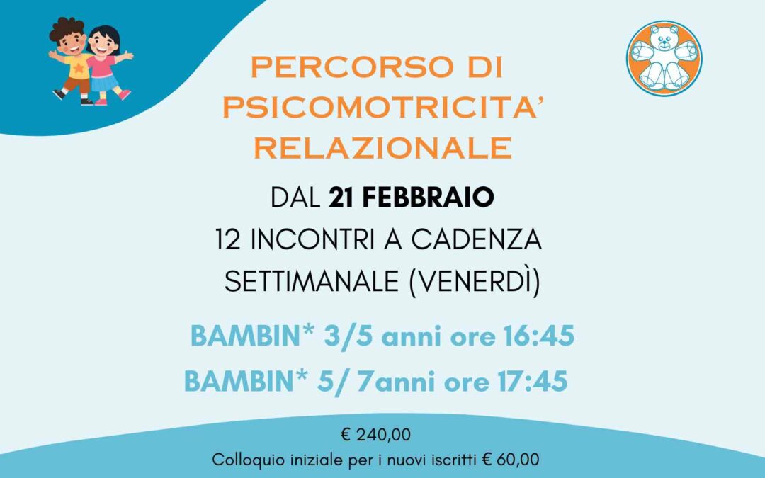 Percorso di Psicomotricità relazionale (3-7 anni)