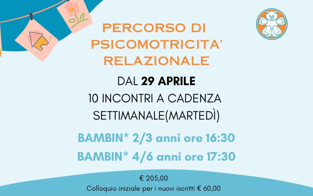 Percorso di Psicomotricità relazionale (2-6 anni)