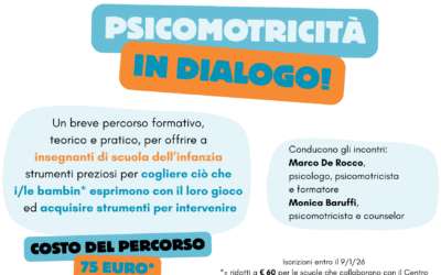 “Psicomotricità in Dialogo!” Percorso di formazione per insegnanti