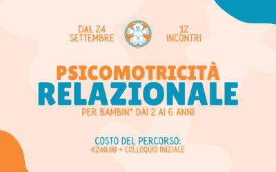 Percorso di Psicomotricità relazionale (2-6 anni) – dal 24/09/2026